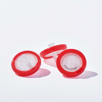 Kalite  Non Sterile Hydrophilic Disc Filter HPLC Certified PTFE Syringe Filters 0.22 Micron Fabrika
